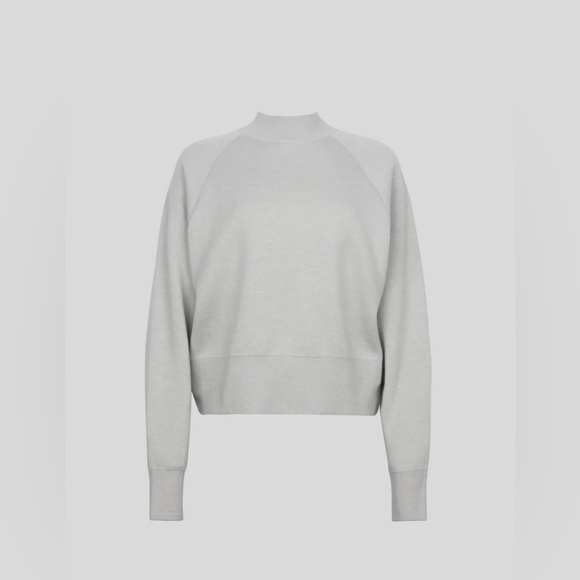 Canada Goose Sweaters - CANADA GOOSE Holton Merino Wool Mockneck Sweater in Mist Grey